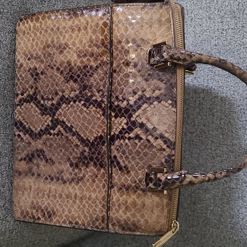 Authentic Michael Kors Python Bag - image 2